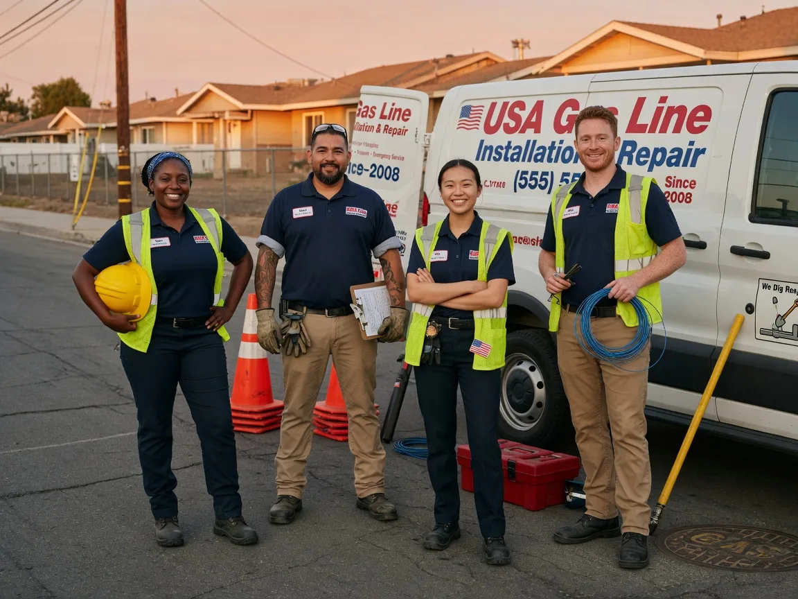 Gas Line Installation company in Benson, IL